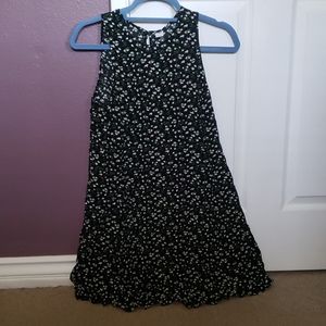 Old navy black floral relaxed fit dress